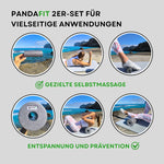 PandaFit Faszienrollen Set – Lieferumfang: alle Produkte im Überblick