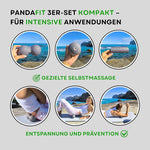 PandaFit Faszienrollen Set – Lieferumfang: alle Produkte im Überblick