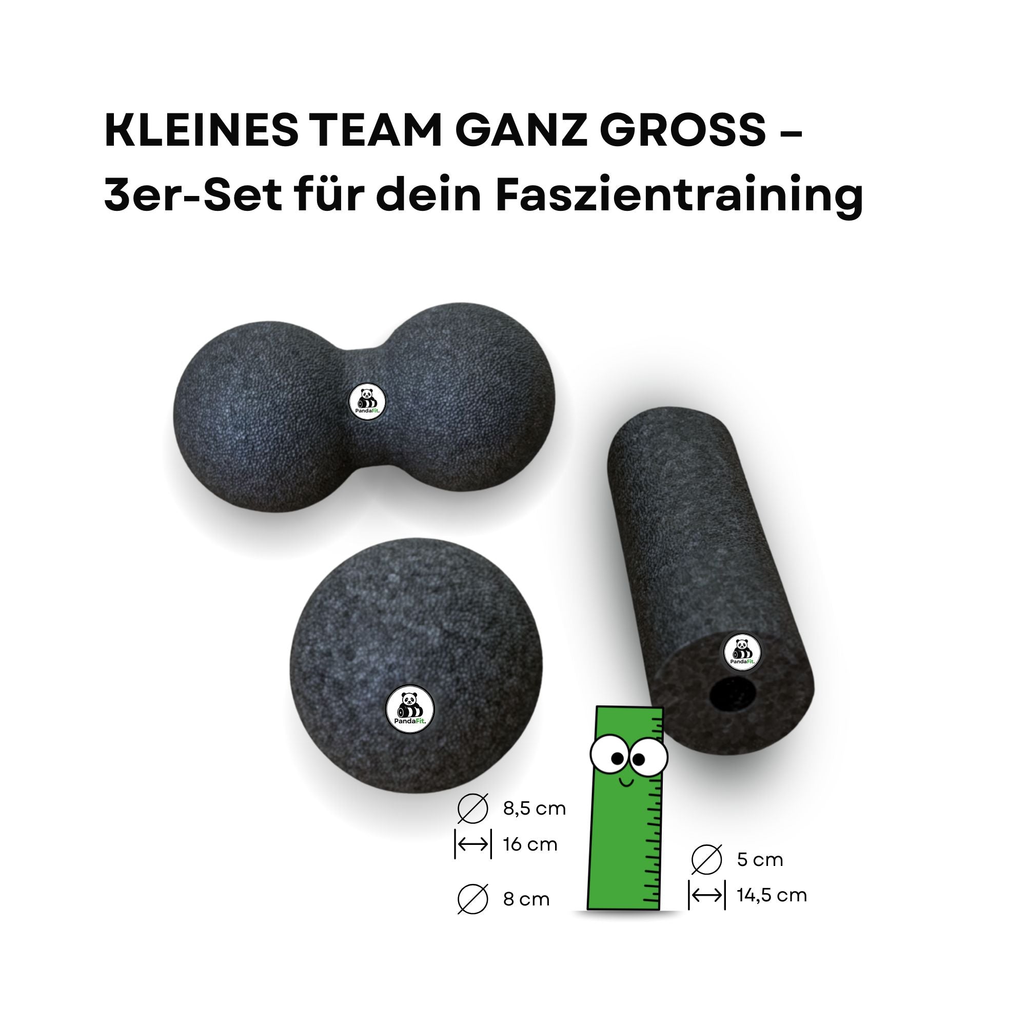 PandaFit 3er Set – Kompakt
