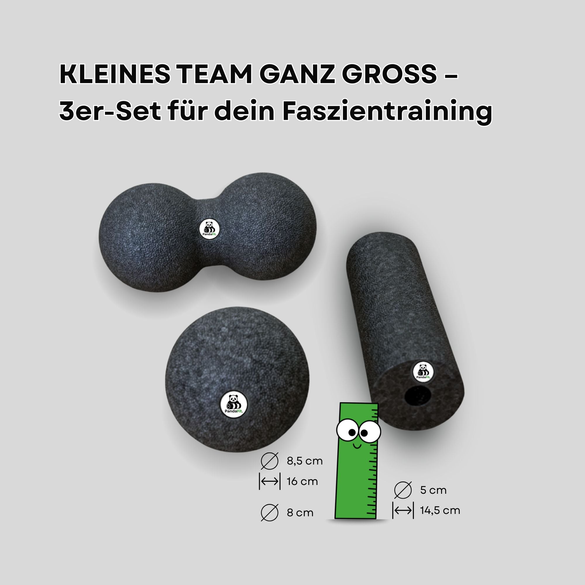 PandaFit 3er Set – Kompakt