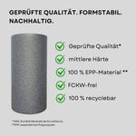 PandaFit Faszienrolle 30 cm EPP-Schaum – Hochwertiger EPP-Schaum, langlebig und formstabil für jahrelange Nutzung