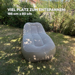 PandaRelax Air Lounger im Garten, Liegefläche 185 x 80 cm